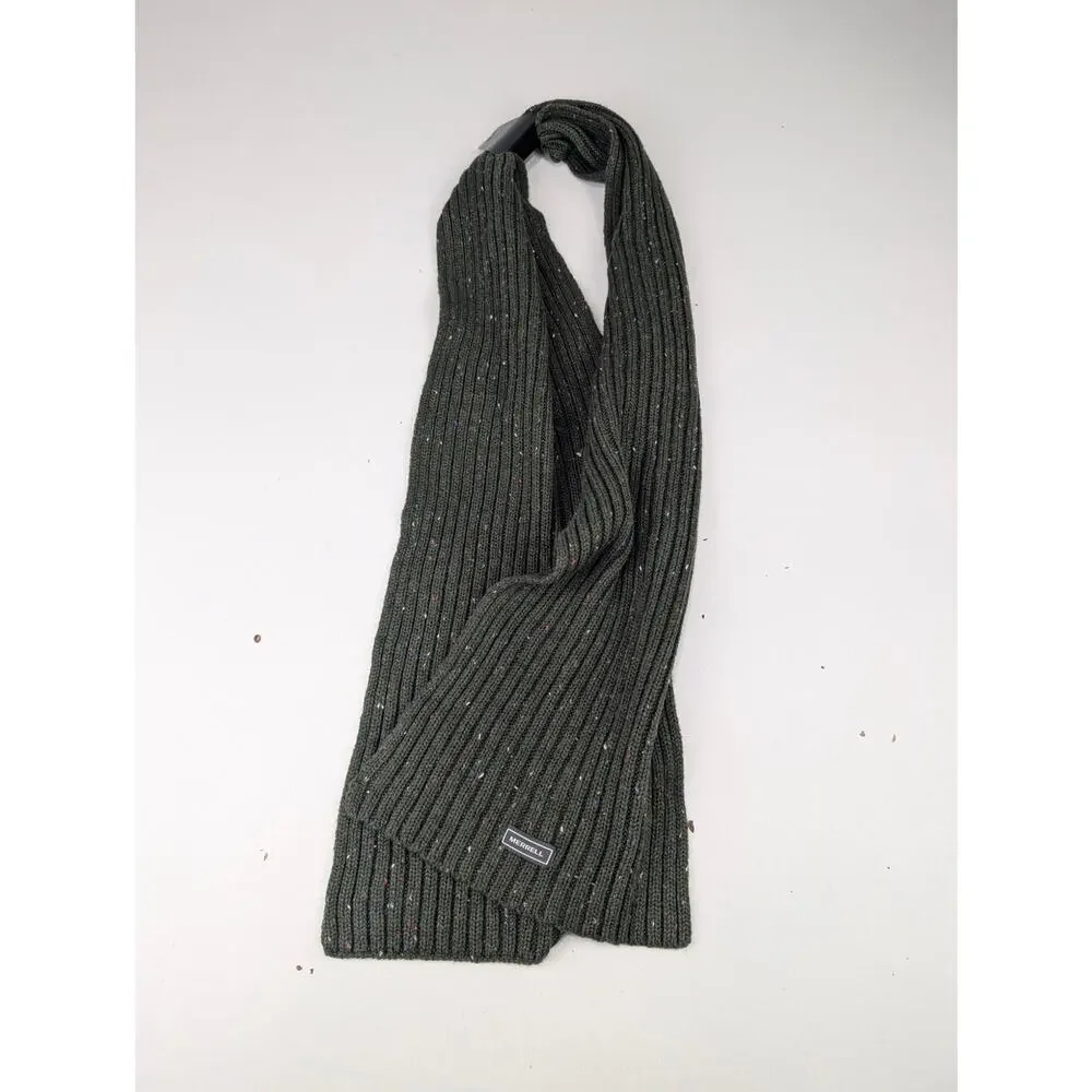 Merrell Unisex Dark Green Flecked Neck Scarf